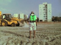 טיפול ביולוגי בחוף קריית חיים
