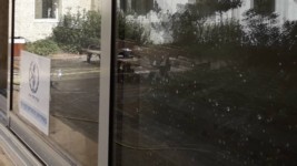 ניקוי חלונות בגובה באוסמוזה 