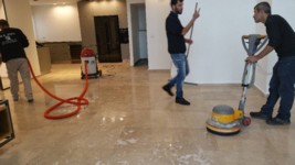 שאיבת שיש לאחר פוליש להברקת קריסטל