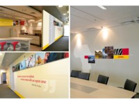 לקוח: DHL /// הצעה לעיצוב קירות הבניין